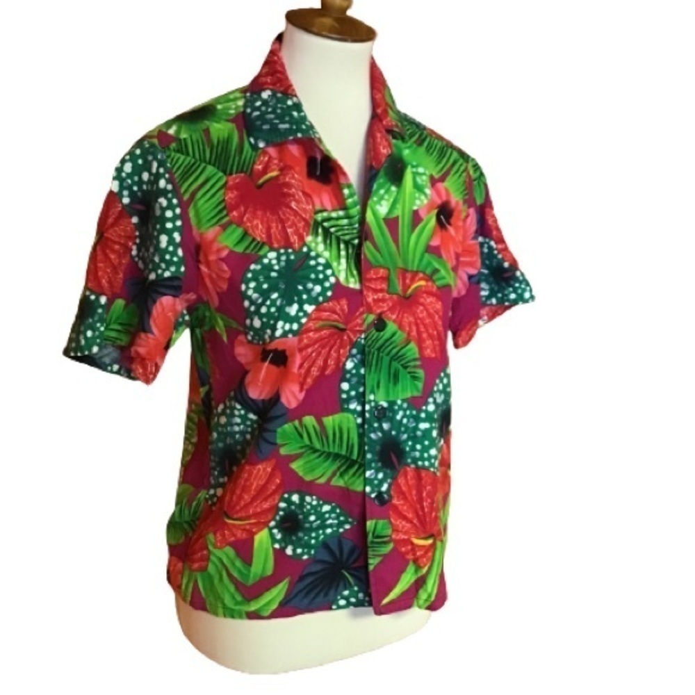 Vintage 90s bright Hawaiian shirt